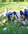 Молодежный совет филиала очистил от мусора площадку рядом с поляной турслета.