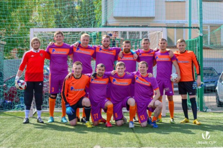 Победа команды филиала в любительском турнире по мини-футболу.